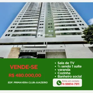 Apartamento com 3 Quartos à venda, 64m² no Country Club, Juazeiro