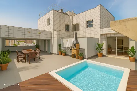 Cobertura com 4 Quartos à venda, 200m² no Serra, Belo Horizonte