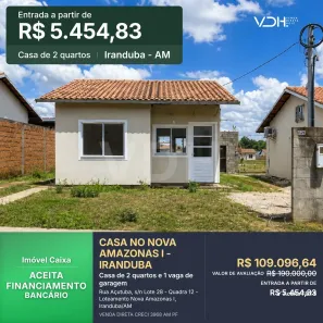 Casa com 2 Quartos à venda, 54m² no Iranduba, Iranduba