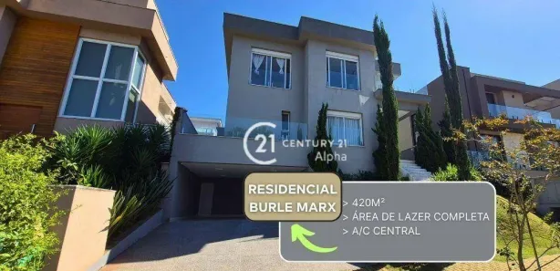 Casa de Condomínio com 4 Quartos para alugar, 400m² no Alphaville, Santana de Parnaíba