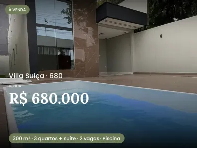 Casa com 3 Quartos à venda, 300m² no Tarumã, Manaus