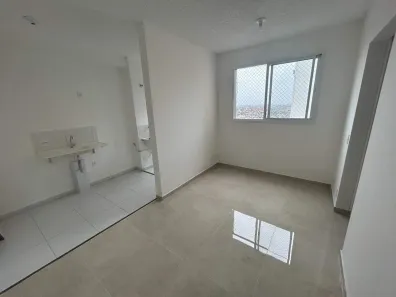 Apartamento com 2 Quartos para alugar, 42m² no Areia Branca, Santos