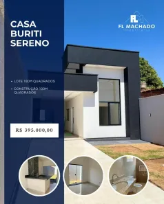 Casa com 3 Quartos à venda, 100m² no Jardim Buriti Sereno, Aparecida de Goiânia