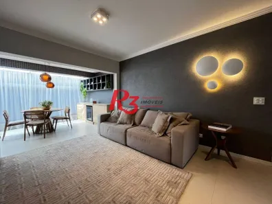 Apartamento com 2 Quartos para alugar, 90m² no Gonzaga, Santos