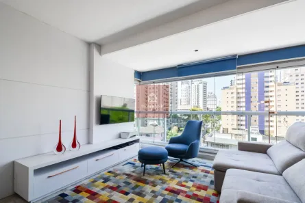 Apartamento com 1 Quarto à venda, 45m² no Indianópolis, São Paulo