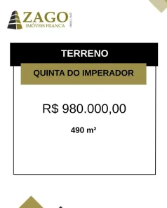 Lote/Terreno à venda, 490m² no Jardim Piratininga II, Franca