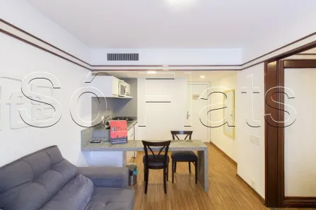Flat com 1 Quarto para alugar, 28m² no Jardim Paulista, São Paulo