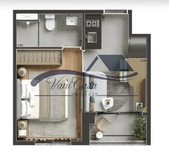 Apartamento com 1 Quarto à venda, 27m² no Vila Olímpia, São Paulo