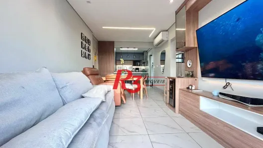Apartamento com 2 Quartos à venda, 82m² no Embaré, Santos