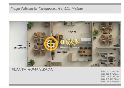 Imóvel Comercial para alugar, 37m² no Vila Ester, São Paulo