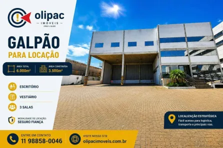 Galpão/Depósito/Armazém para alugar, 3500m² no Jardim Fátima, Guarulhos