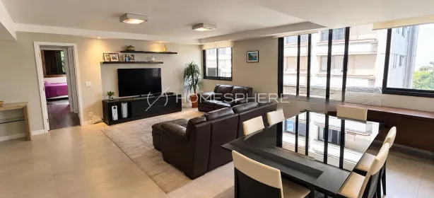 Apartamento com 3 Quartos para alugar, 144m² no Jardim Paulistano, São Paulo