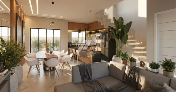Casa de Condomínio com 3 Quartos à venda, 141m² no Água Verde, Curitiba
