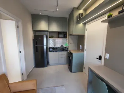 Apartamento com 1 Quarto para alugar, 24m² no Pinheiros, São Paulo