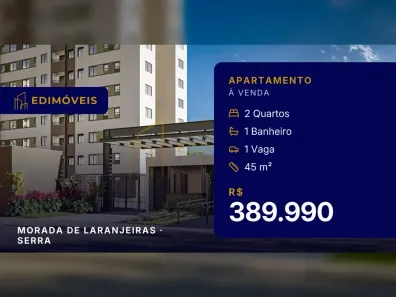 Apartamento com 2 Quartos à venda, 45m² no Morada de Laranjeiras, Serra