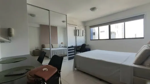 Apartamento com 1 Quarto para alugar, 25m² no Boa Viagem, Recife