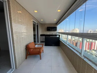 Apartamento com 3 Quartos para alugar, 112m² no Canto do Forte, Praia Grande
