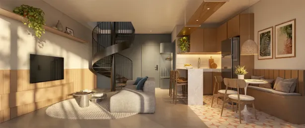 Apartamento com 2 Quartos à venda, 33m² no Tamandaré, Praia de Tamandaré