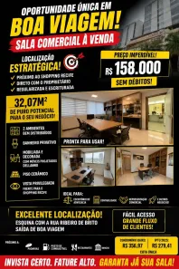 Sala Comercial à venda, 32m² no Boa Viagem, Recife