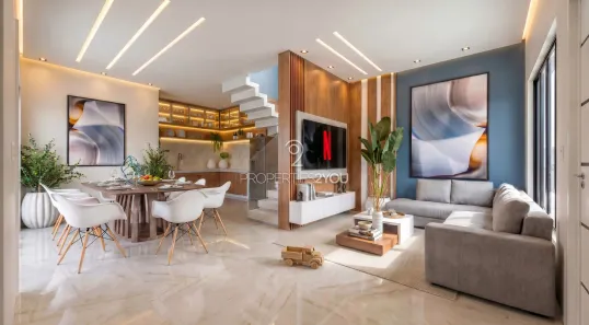 Casa de Condomínio com 3 Quartos à venda, 123m² no Santa Felicidade, Curitiba