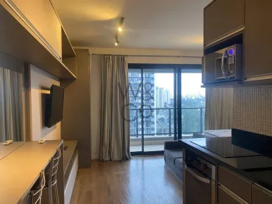 Apartamento com 1 Quarto para alugar, 38m² no Campo Belo, São Paulo