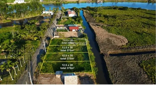 Lote/Terreno à venda, 375m² no Barra do Itapocu, Araquari