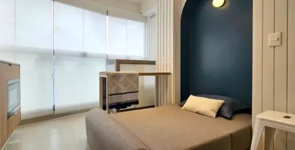 Apartamento com 1 Quarto para alugar, 32m² no Jardim das Acácias, São Paulo