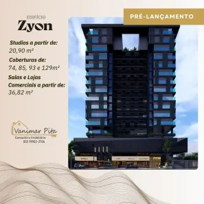 Apartamento com 1 Quarto à venda, 21m² no Jatiúca, Maceió