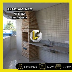 Apartamento com 3 Quartos à venda, 175m² no Santa Paula, São Caetano do Sul