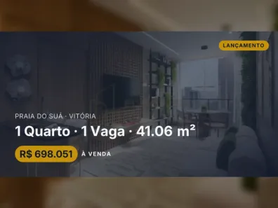 Apartamento com 1 Quarto à venda, 41m² no Praia do Suá, Vitória