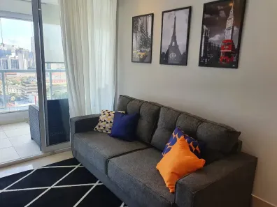 Apartamento com 1 Quarto para alugar, 44m² no Brooklin Paulista, São Paulo