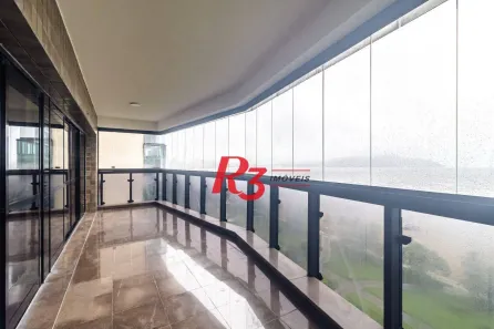 Apartamento com 4 Quartos para alugar, 251m² no José Menino, Santos