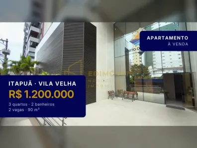 Apartamento com 3 Quartos à venda, 90m² no Itapuã, Vila Velha
