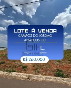 Lote/Terreno à venda, 300m² no Residencial Campos do Jordão, Anápolis
