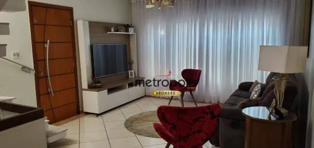 Sobrado com 3 Quartos à venda, 147m² no Vila Alzira, Santo André