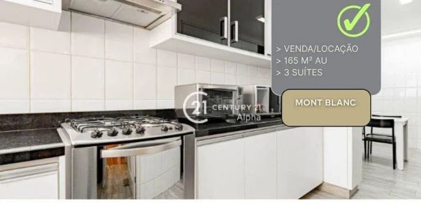 Apartamento com 3 Quartos para venda ou aluguel, 165m² no Alphaville Centro Industrial e Empresarial/Alphaville., Barueri