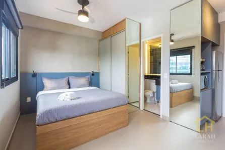 Apartamento com 1 Quarto para alugar, 25m² no Pinheiros, São Paulo