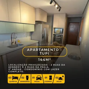 Apartamento com 3 Quartos à venda, 144m² no Tupi, Praia Grande