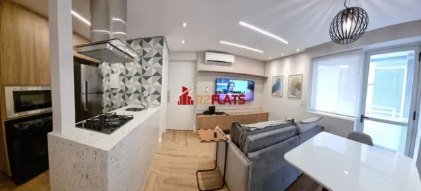 Flat com 1 Quarto para alugar, 40m² no Cerqueira César, São Paulo