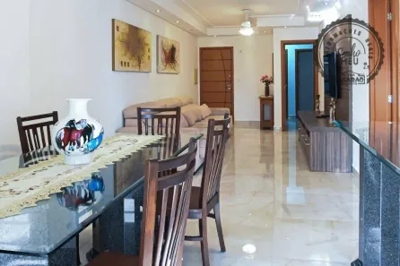 Apartamento com 3 Quartos para alugar, 140m² no Aviação, Praia Grande
