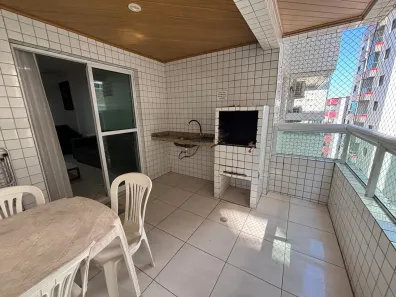 Apartamento com 2 Quartos para alugar, 98m² no Guilhermina, Praia Grande