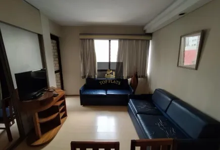 Flat com 1 Quarto para alugar, 37m² no Moema, São Paulo