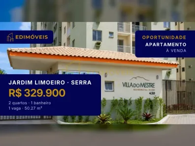Apartamento com 2 Quartos à venda, 50m² no Jardim Limoeiro, Serra