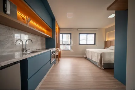 Apartamento com 1 Quarto para alugar, 20m² no Vila Izabel, Curitiba