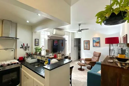 Apartamento com 1 Quarto à venda, 40m² no Humaitá, Rio de Janeiro