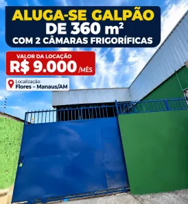 Galpão/Depósito/Armazém para alugar, 360m² no Flores, Manaus