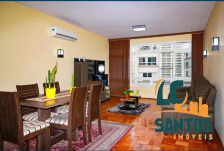 Apartamento com 3 Quartos à venda, 168m² no Gonzaga, Santos