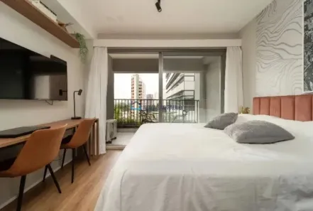 Apartamento com 1 Quarto à venda, 30m² no Indianópolis, São Paulo