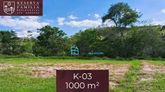 Lote/Terreno à venda, 1000m² no Recanto Santa Barbara, Jambeiro