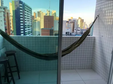 Apartamento com 1 Quarto para alugar, 45m² no Cabo Branco, João Pessoa